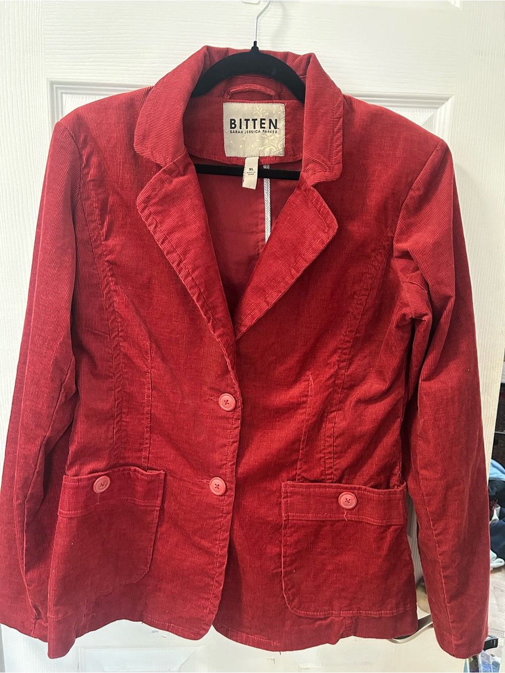 Bitten by Sarah Jessica Parker Corduroy Blazer XL